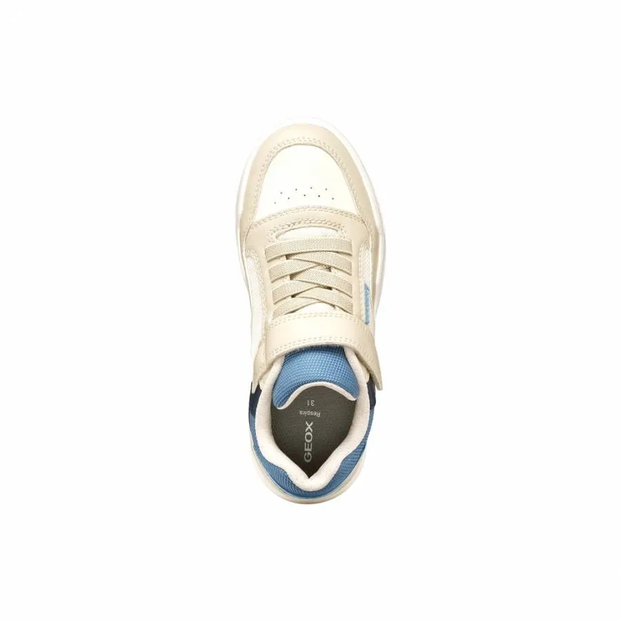 GEOX J PERTH BOY E J367RE 054FU C5014  LT BEIGE  SNEAKERS  CASUAL