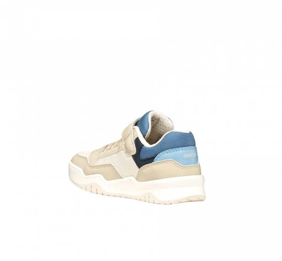 GEOX J PERTH BOY E J367RE 054FU C5014 LT BEIGE SNEAKERS CASUAL