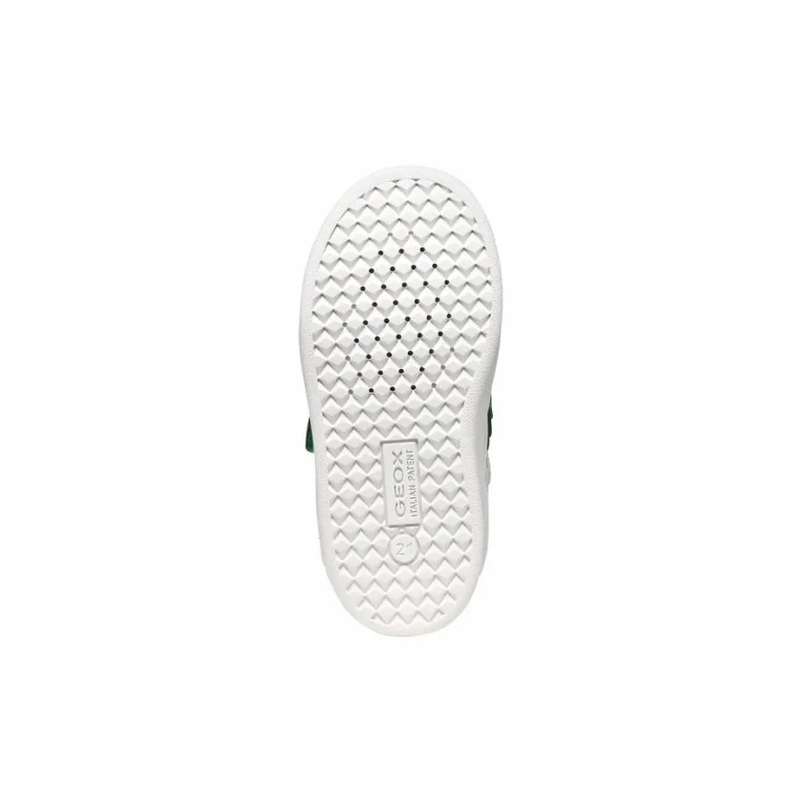GEOX B ECLYPER A B555LA 000BC C0547 WHITE/GREEN SNEAKERS CASUAL