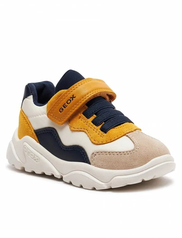 GEOX B CIUFCIUF B B455RB 0FU22 CQ62P TAUPE/OCHREYELLOW  SNEAKERS  CASUAL