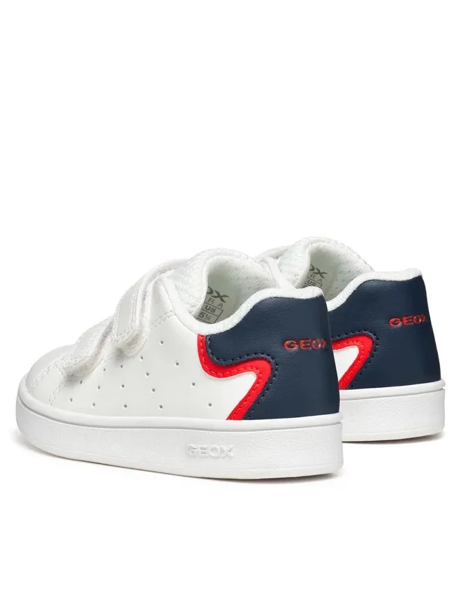 GEOX B ECLYPER A B365LA 000BC C0653 WHITE/MULTICOLOR  SNEAKERS  CASUAL S