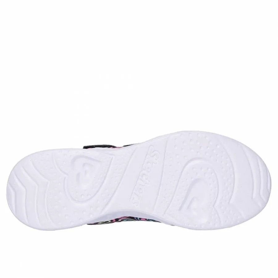 SKECHERS HEART LIGHTS -BOOGIE LOVE 303257L/BKMT BLACK/MULTI