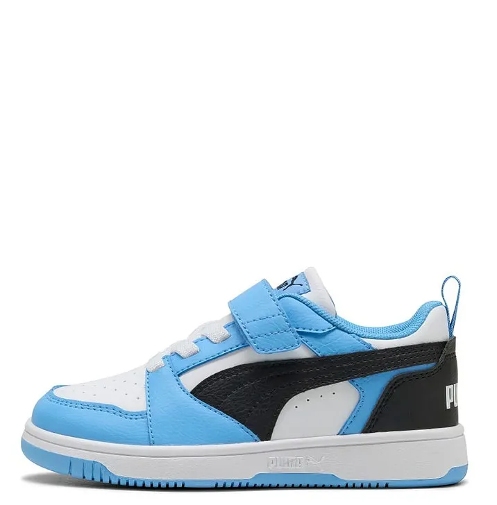 PUMA REBOUND V6 LO AC PS 397419 34 LIGHT BLUE/BLACK/WHITE