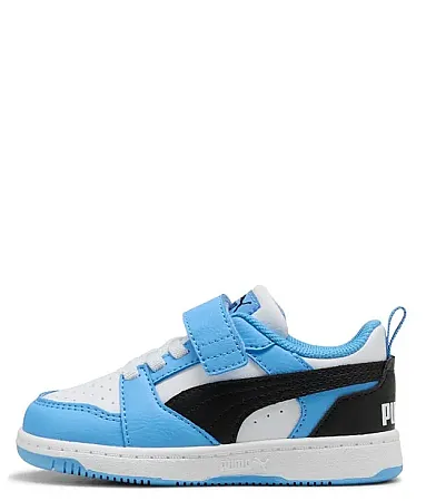 PUMA REBOUND V6 LO AC INF 397420 34 LIGHT BLUE/BLACK/WHITE