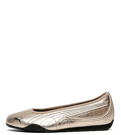 PUMA CATCH BALLERINA METALIC WHISPER 405843 02 GOLD/BLACK
