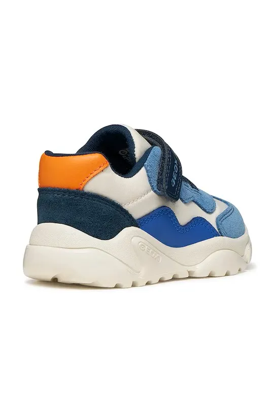 GEOX B CIUFCIUF B455RB 0FU22 C0652  IVORY/LT BLUE  SNEAKERS CASUAL