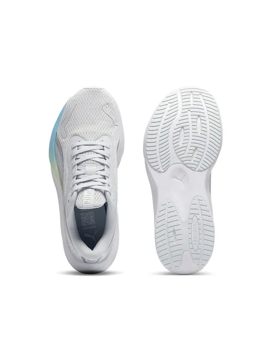 PUMA POUNCE LITE WNS RUNNING 310778 38 SILVER MIST/VID BLUE/APPLE