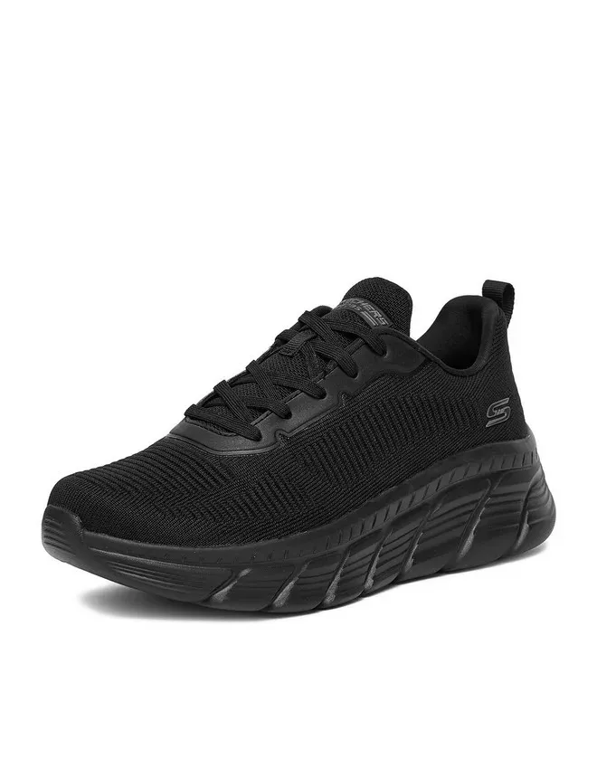 SKECHERS BOBS B FLEX HI - FLYING HI 117385/BBK BLACK/BLACK
