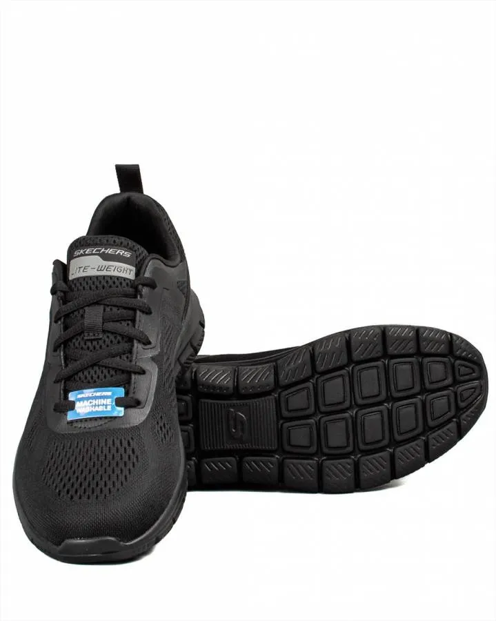 SKECHERS TRACK BROADER RUNNING M 232698/BBK BLACK
