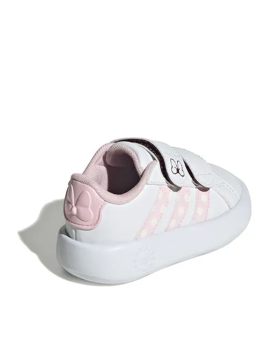 ADIDAS GRAND COURT MINNIE INF JR8130 FTWWHT/CLPINK/CWHITE
