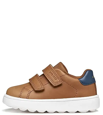 GEOX B MINICUB B656TA 0CL54 C6176 COGNAC/NAVY SNEAKERS CASUAL