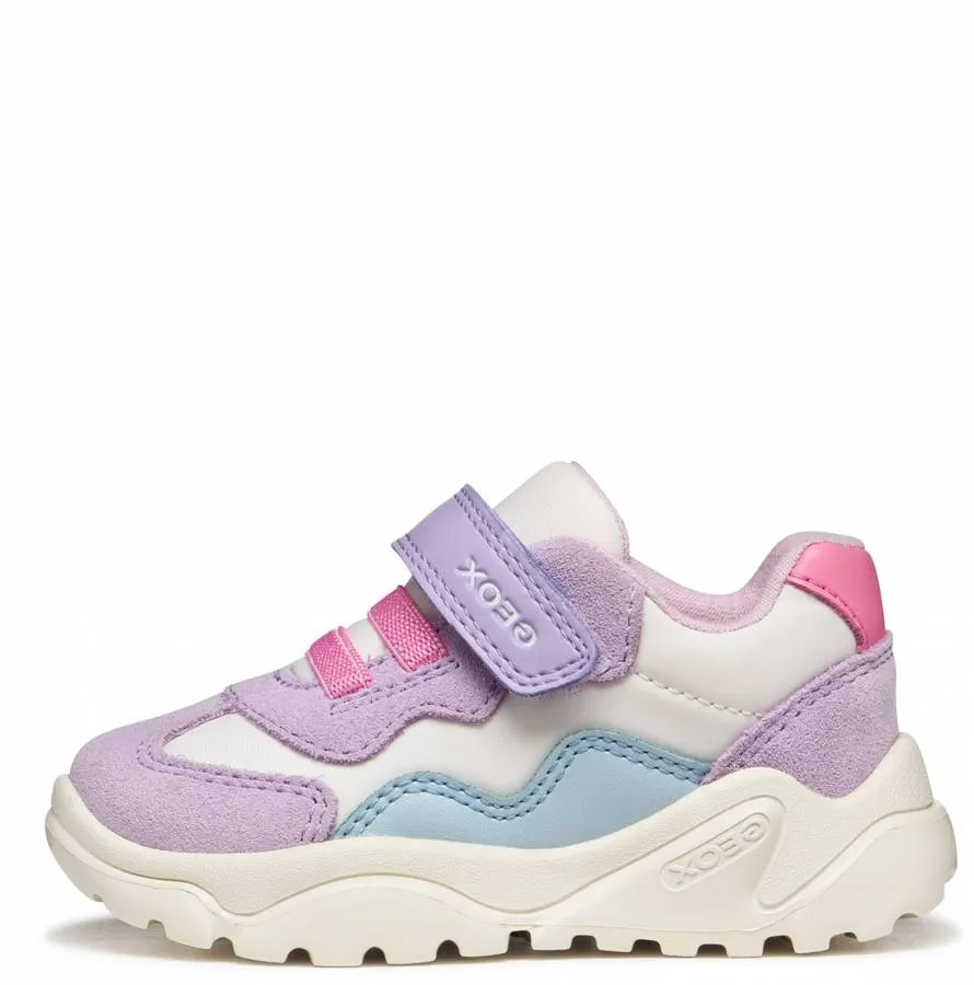 GEOX B CIUFCIUF B B455QB 0FU22 C1022 OFF WHITE/ROSE SNEAKERS CASUAL