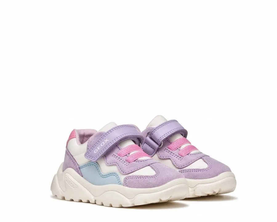 GEOX B CIUFCIUF B B455QB 0FU22 C1022 OFF WHITE/ROSE SNEAKERS CASUAL