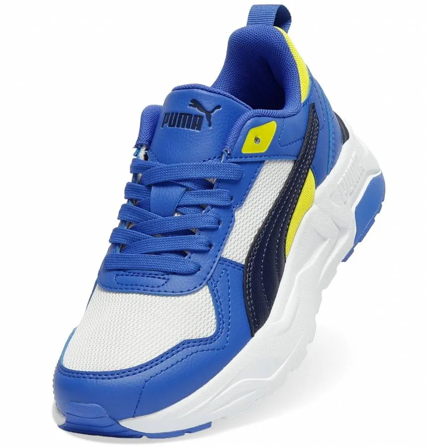 PUMA TRINITY 2 LT JR 403703 10 GRAY/NAVY/ROYALSAPPHIRE