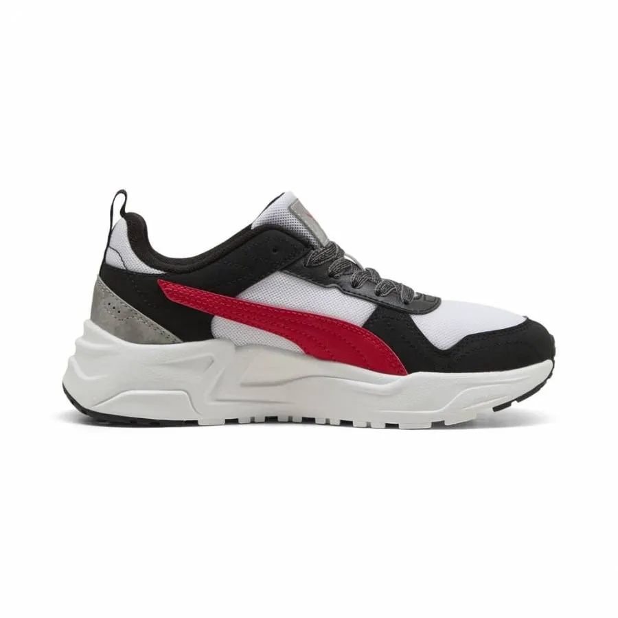 PUMA TRINITY 2 LT MID 90S JR 406073 01 WHITE/RED/BLACK