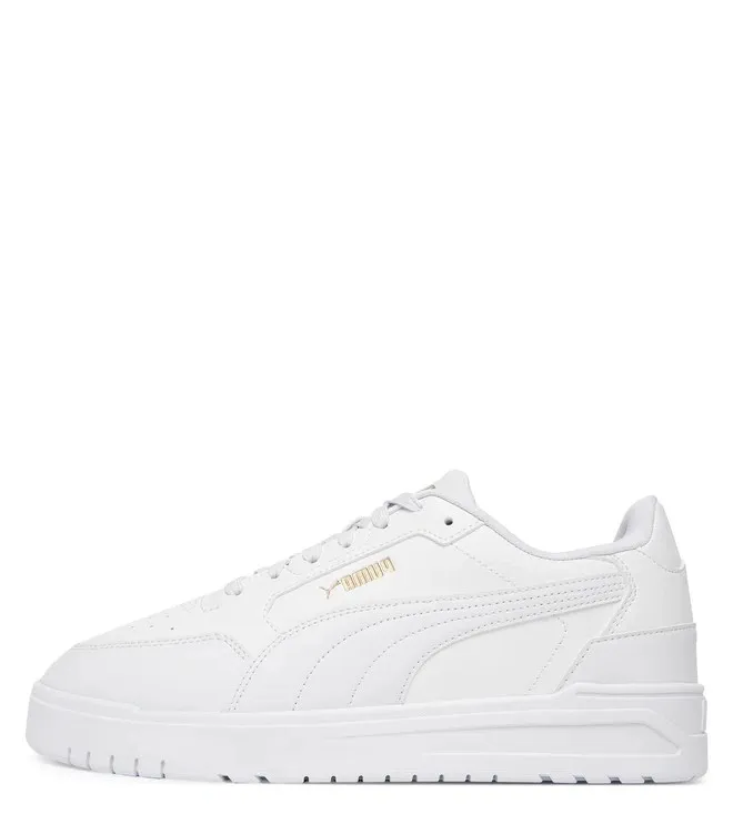 PUMA SHUFFLE DOWNTOWN 402596 01 WHITE/WHITE/GOLD