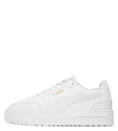 PUMA SHUFFLE DOWNTOWN 402596 01 WHITE/WHITE/GOLD