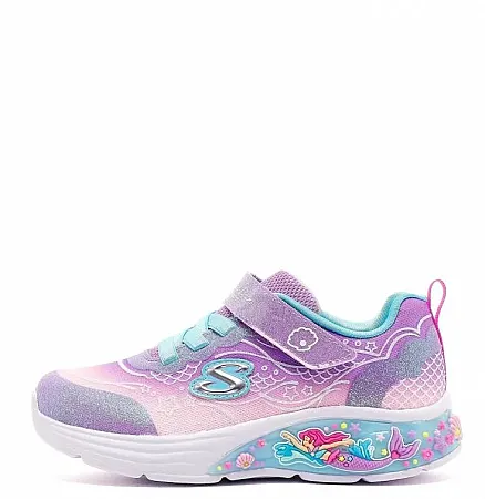 SKECHERS S LIGHTS MY DREAMERS LIL MERMAID 303061N/LVMT LAVENDER/MULTI