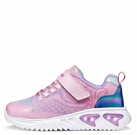 GEOX J ASSISTER J65E9A 0ASPV C8842  PINK/LILAC LIGHTS SNEAKERS  ACTIVE