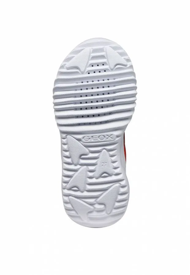 GEOX J ASSISTER B.J45DZB 02ACE C0685  ROYAL/ORANGE LIGHTS  SNEAKERS