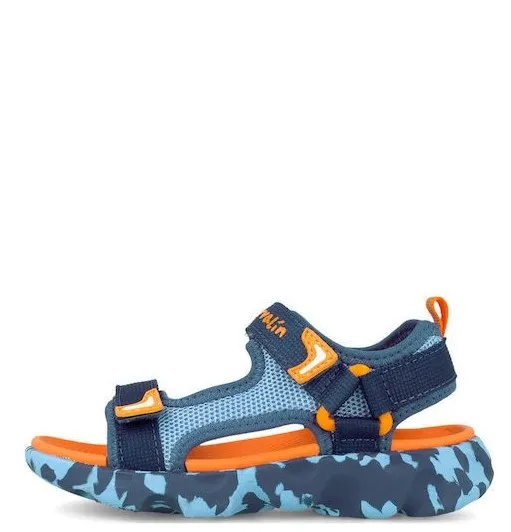 GARVALIN SANDALIA CINTAS 262770-B008 NAVY/LITEBLUE/ORANGE