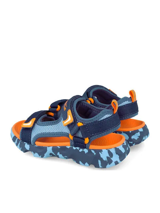 GARVALIN SANDALIA CINTAS 262770-B008 NAVY/LITEBLUE/ORANGE