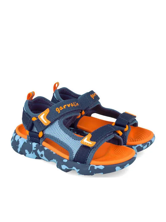 GARVALIN SANDALIA CINTAS 262770-B008 NAVY/LITEBLUE/ORANGE
