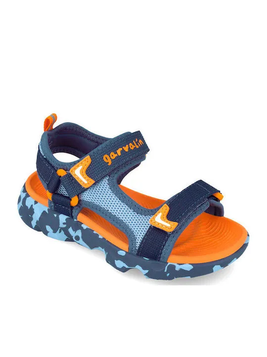 GARVALIN SANDALIA CINTAS 262770-B008 NAVY/LITEBLUE/ORANGE