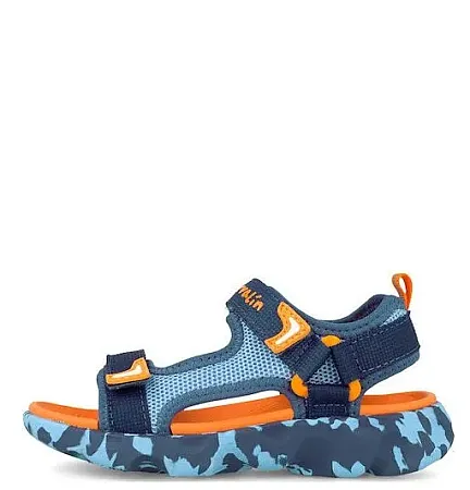 GARVALIN SANDALIA CINTAS 262770-B008 NAVY/LITEBLUE/ORANGE