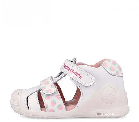 BIOMECANICS FIRST STEP SANDALIA ESTAMPADA 262107-B050 WHITE/PINK