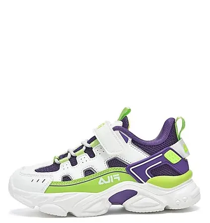 FILA MEMORY SPINEL 3V KIDS SNEAKERS 3YF33002-816 WHITE/PURPLE/GREEN