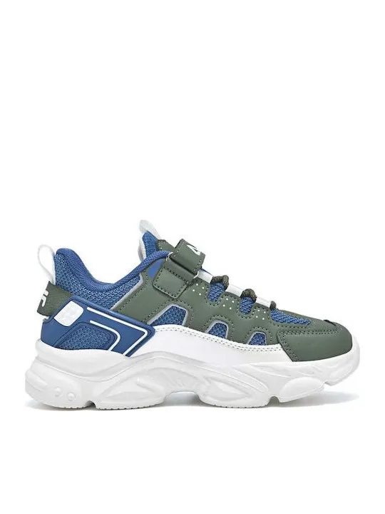 FILA MEMORY SPINEL 3V KIDS SNEAKERS 3YF33002-261 WHITE/GREEN/BLUE