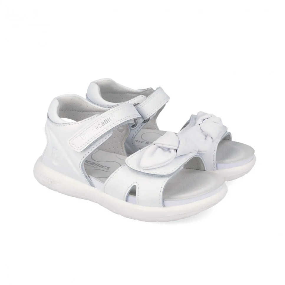 BIOMECANICS SANDALIA LAZO 262208-C050 LEATHER WHITE
