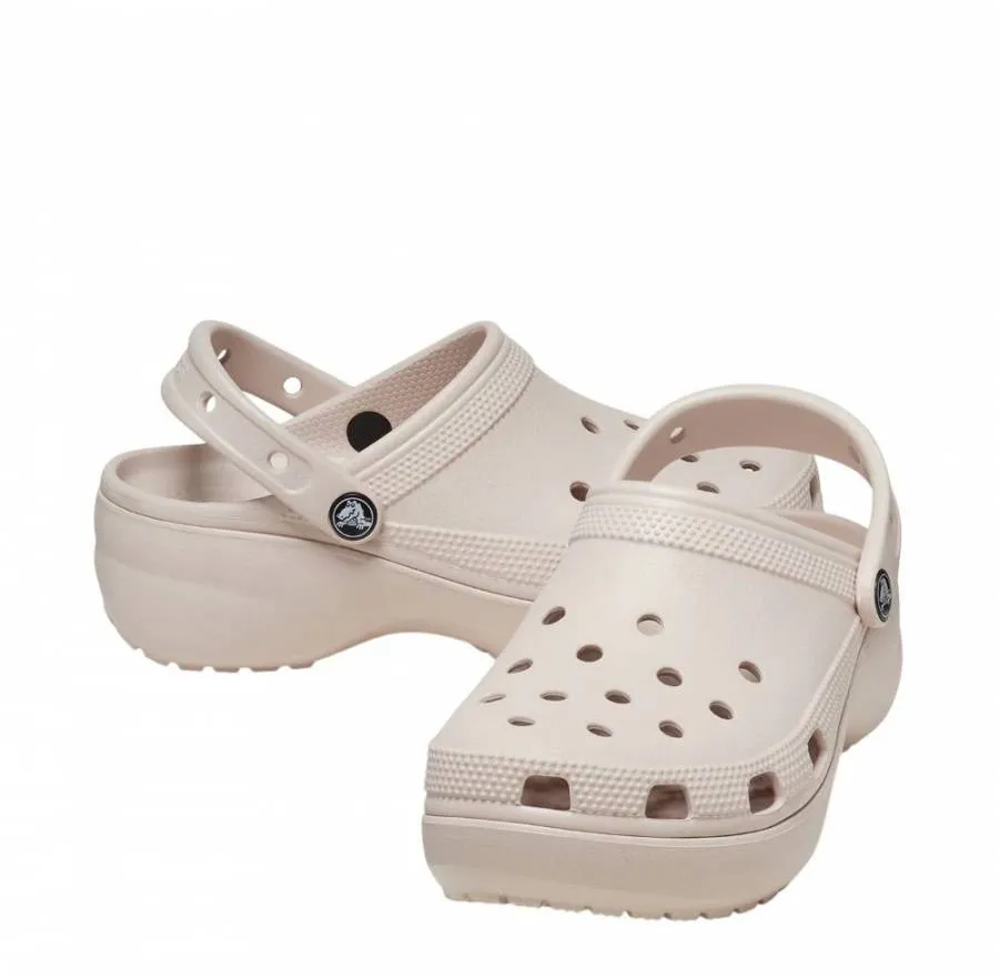 CROCS CLASSIC PLATFORM CLOG W 206750-6UR QUARTZ