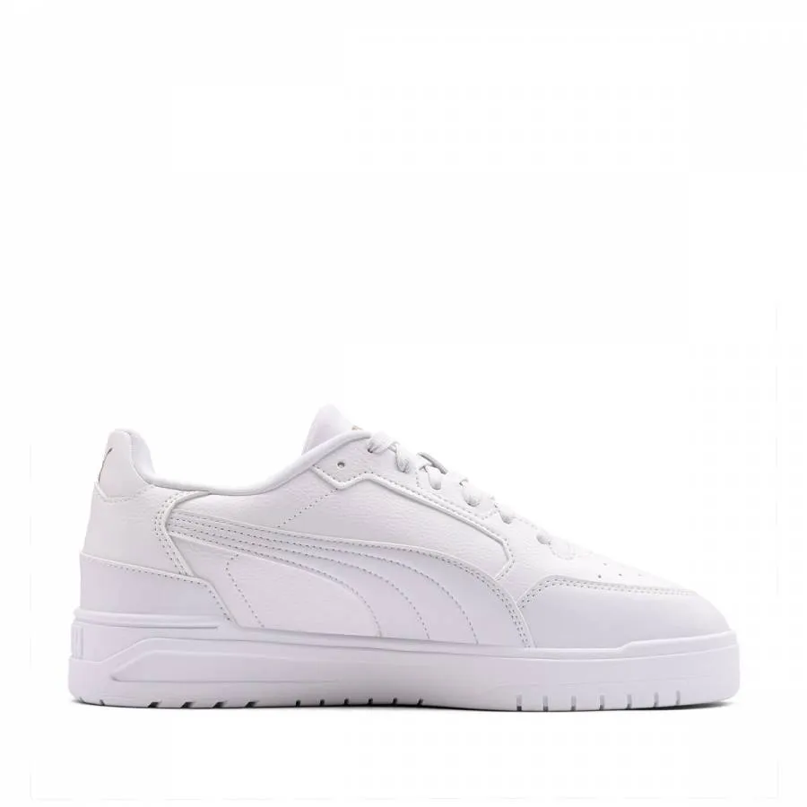 PUMA SHUFFLE DOWNTOWN LO JR SNEAKERS 403739 01 WHITE/WHIYE/GOLD