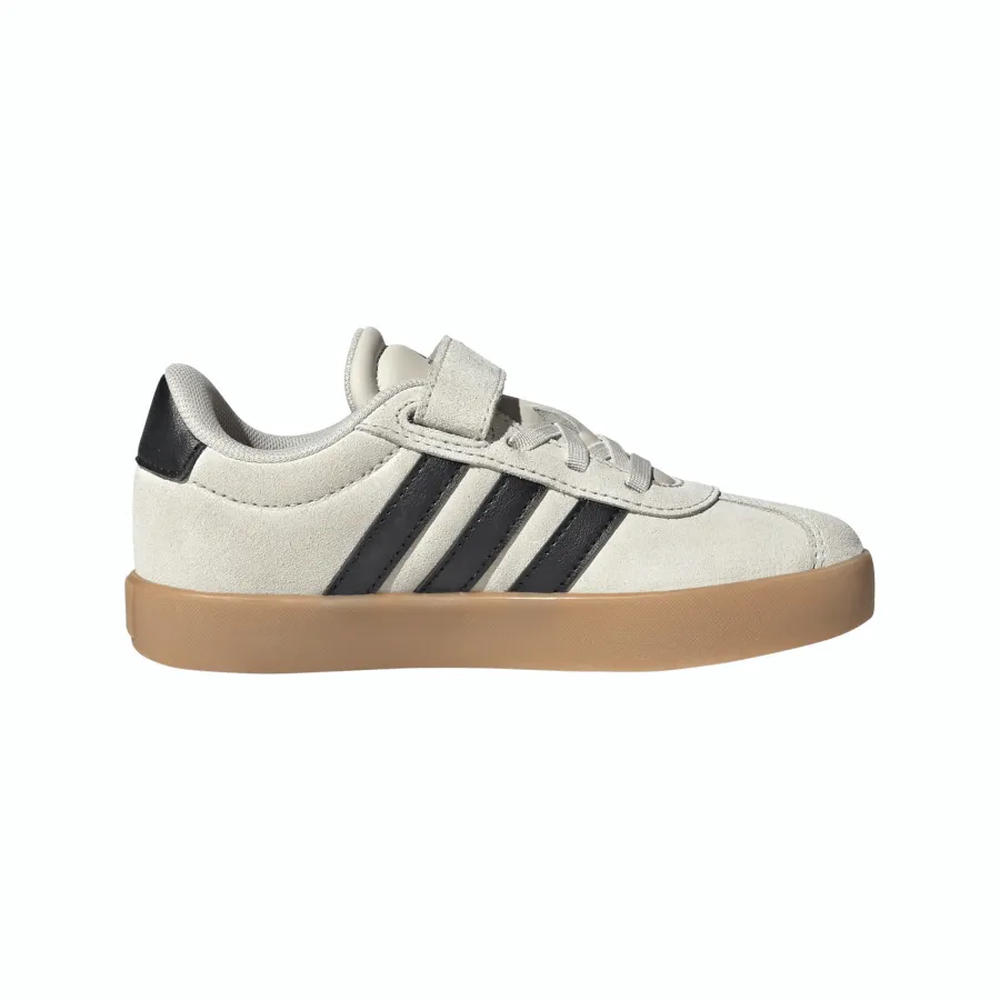 ADIDAS VL COURT 3.0 EL C PS KI6495 ALUMIN/CBLACK/GUM3