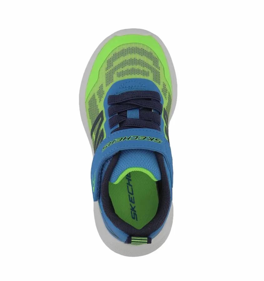 SKECHERS MICROSPEC VELOCITY 404125L/LMBL LIME/BLUE