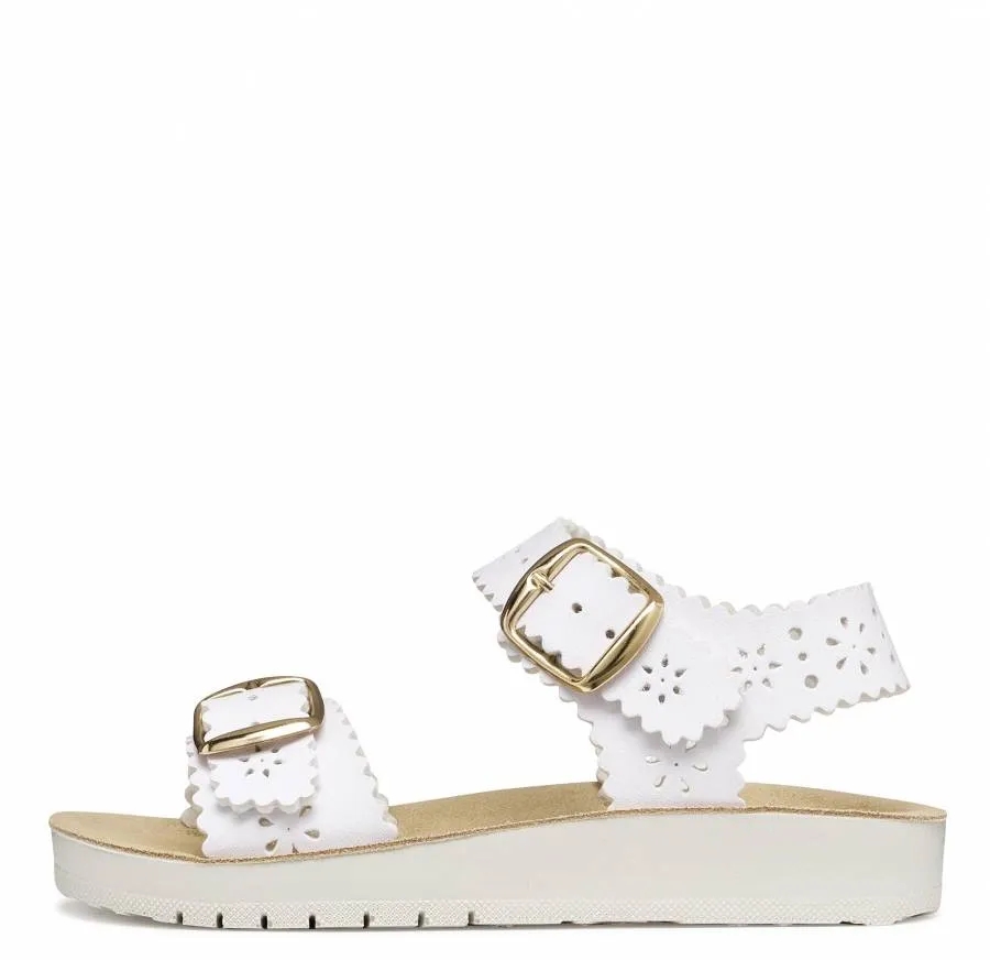 GEOX J SANDAL COSTAREI J65EAA 000BC C1000 WHITE