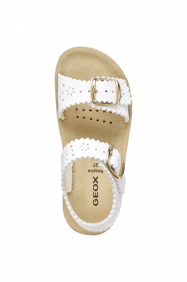 GEOX J SANDAL COSTAREI J65EAA 000BC C1000 WHITE