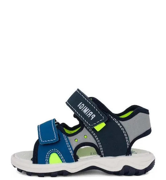 PRIMIGI SANDAL BABY BOY FIRST STEP 1366911 BLUE/YELLOW