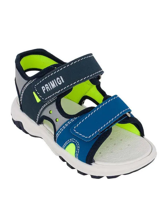 PRIMIGI SANDAL BABY BOY FIRST STEP 1366911 BLUE/YELLOW