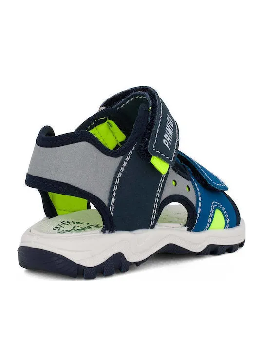 PRIMIGI SANDAL BABY BOY FIRST STEP 1366911 BLUE/YELLOW