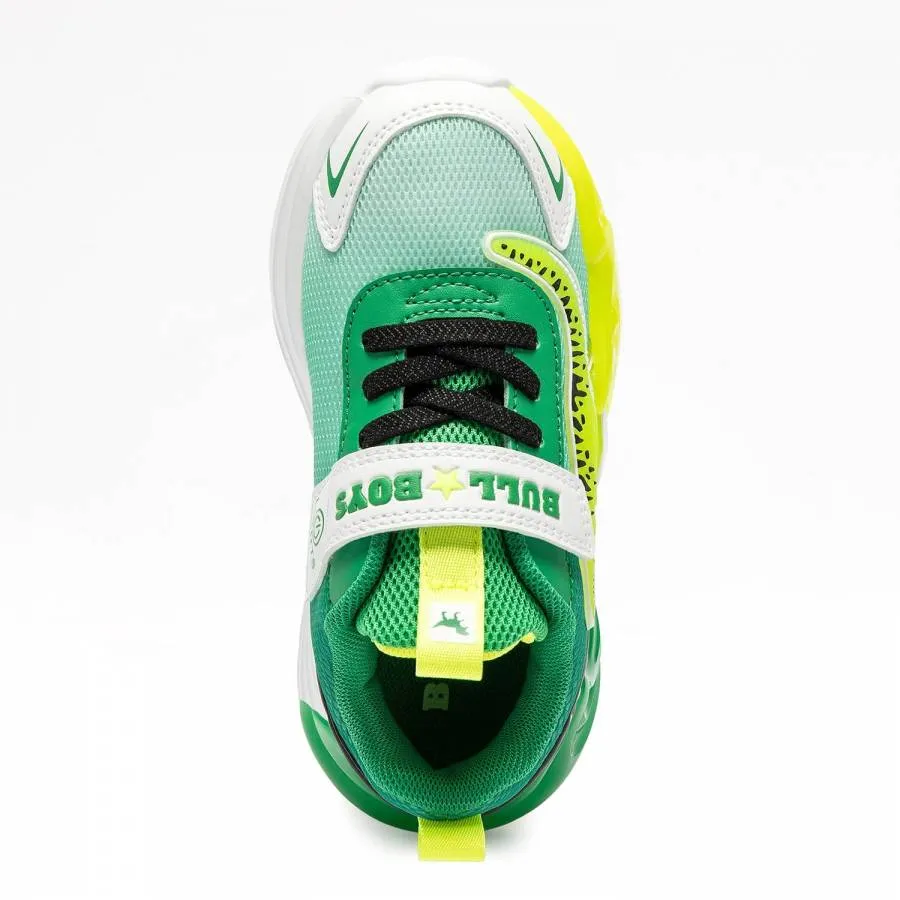 BULL BOYS SNEAKERS LIGHTS JURASSIC REX DNAL5117 - VE01 VERDE