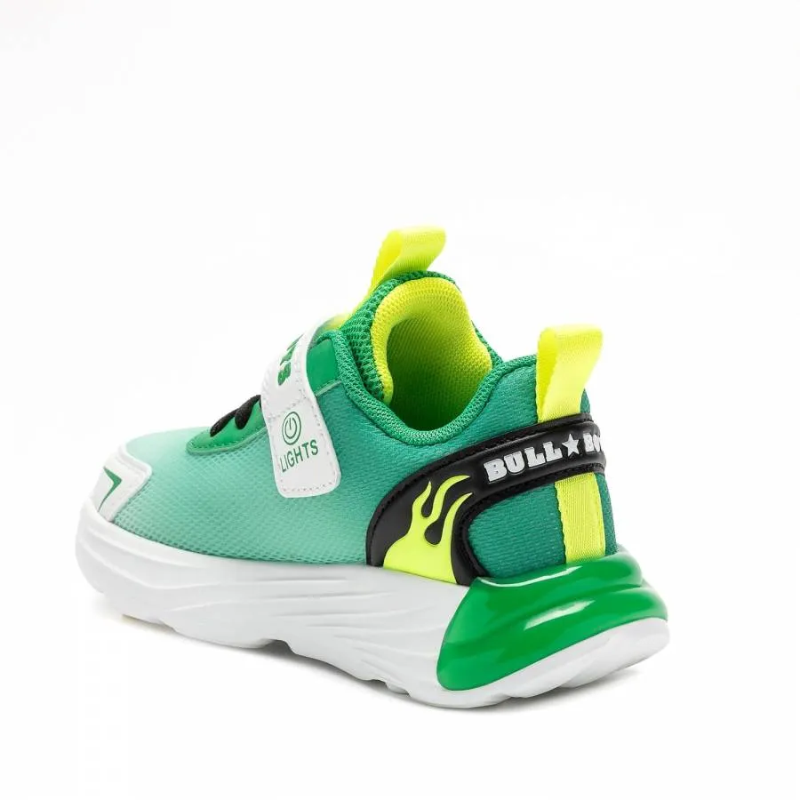 BULL BOYS SNEAKERS LIGHTS JURASSIC REX DNAL5117 - VE01 VERDE