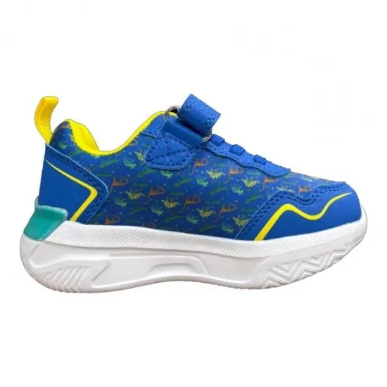 BULL BOYS SNEAKERS LIGHTS PREDATOR REX DNAL5144 - RY01 ROYAL/YELLOW