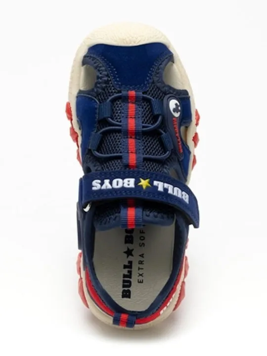 BULL BOYS BULL BOYS T-REX SANDAL LIGHTS DNCR5060 BL01 BLUE/RED