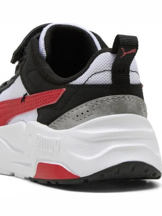 PUMA TRINITY 2 LT MID 90S AC+PS 406075 01 WHITE/RED/BLACK