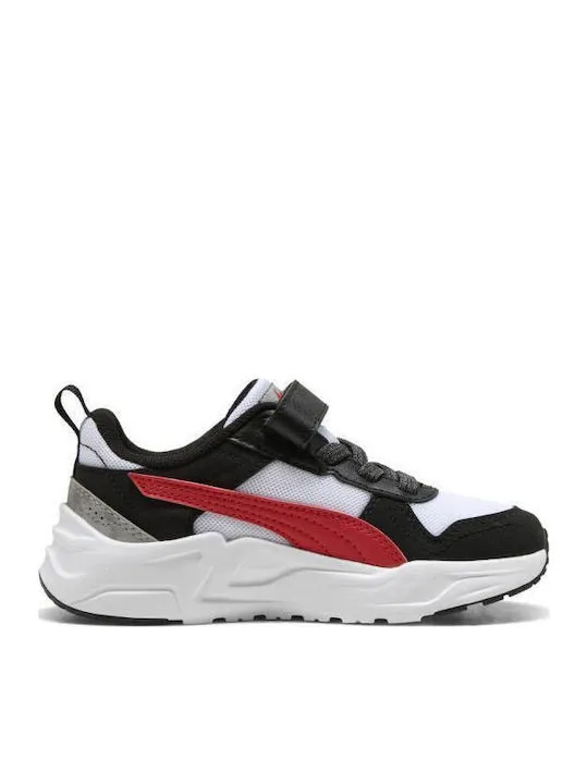 PUMA TRINITY 2 LT MID 90S AC+PS 406075 01 WHITE/RED/BLACK