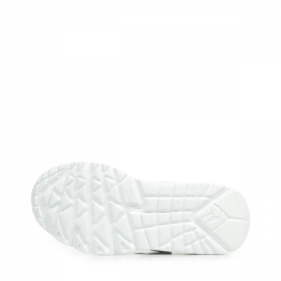 SKECHERS JGOLDCROWN UNO LITE - HEART CRAZE 314091L - WMLT WHITE