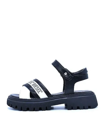 DIESEL SANDAL D-SANSTR BC1074 KF001 K900E  BLACK/WHITE